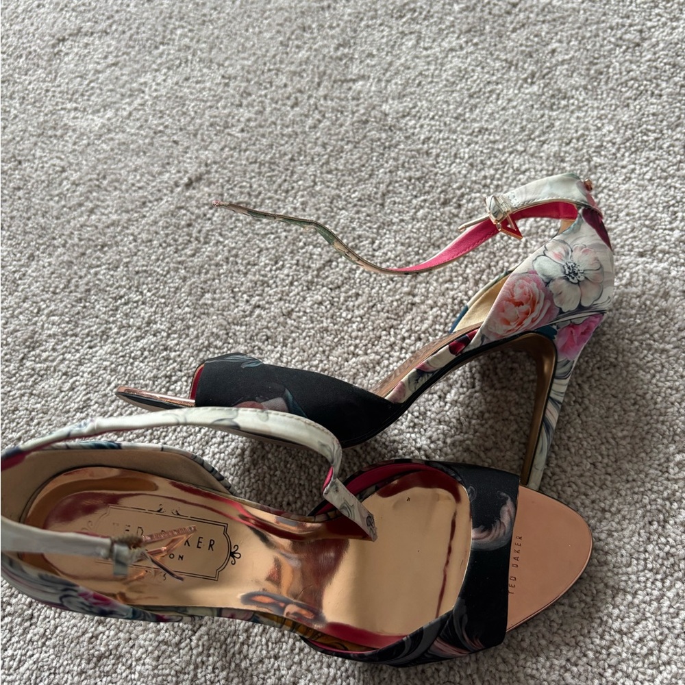Ted Baker Floral Women's Heels - rose gold and pink